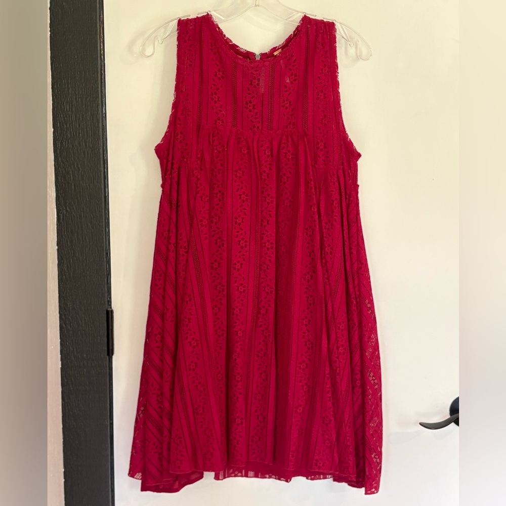 Free People medium lace mini dress